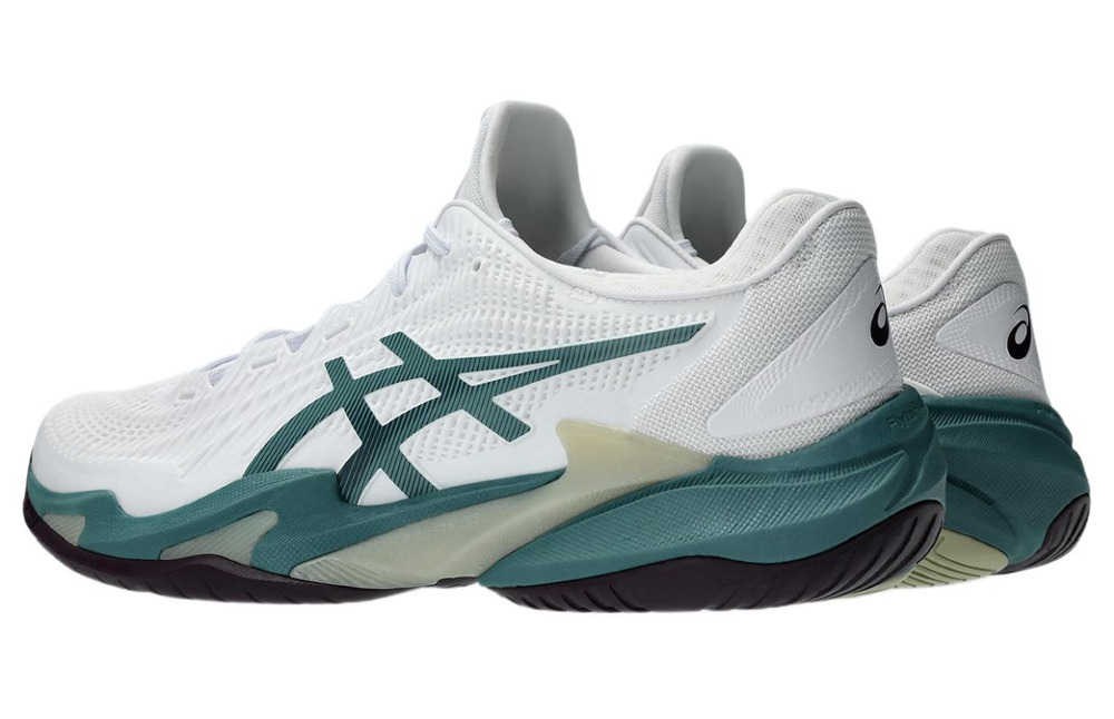 Мужские теннисные кроссовки Asics Court FF 3 - white/foggy teal