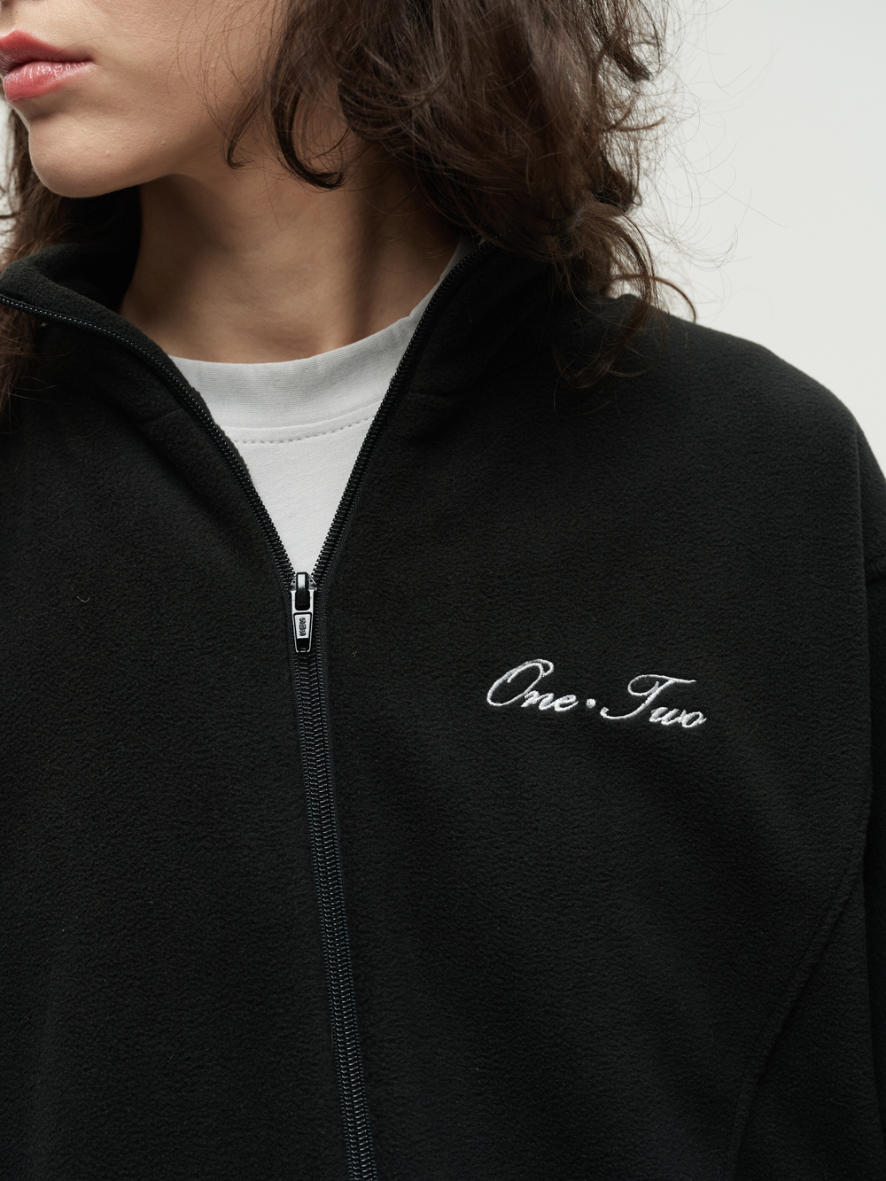 Zip-Up Sweatshirt Black