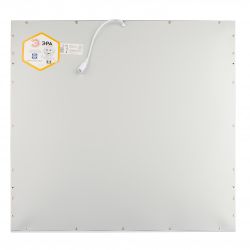Светодиодная панель ЭРА SPL-511-W-65K-040 40Вт 6500К Ra90 595x595x8 без драйвера с ушками 3 года гарантия ультратонкая | Панели с внешним драйвером