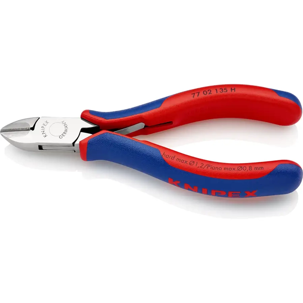 Кусачки боковые для электроники 135 мм Knipex 77 02 135 H