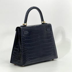 Сумка Hermes из кожи крокодила 25 см