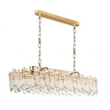 Подвесная хрустальная люстра 12*Е14 5069/12 золото Bullon Odeon Light