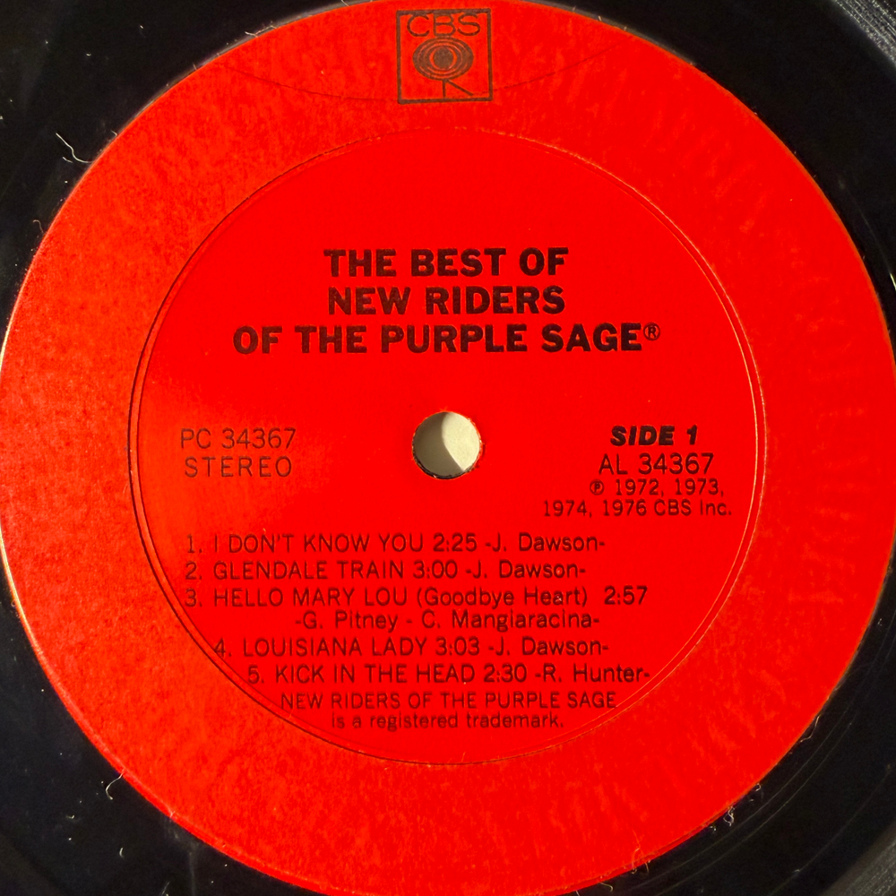 New Riders Of The Purple Sage ‎– The Best Of New Riders Of The Purple Sage (США 1976г.) Т