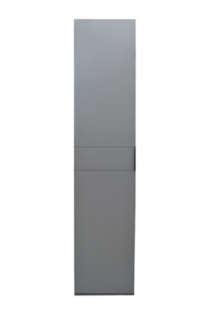 Шкаф Alto пенал c вешалкой,цвет серый Кобальт, фасад глуxой 50x57x228.5см Garda Decor