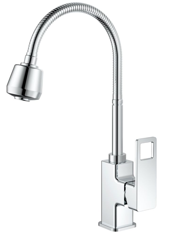 Смеситель для кухни с гибким изливом HAIBA HB73615 хром Смеситель для кухни с гибким изливом HAIBA HB73615 хром
