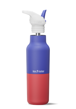 Термобутылка Klean Kanteen Rise Vac Classic Flip Sport 16oz (473 мл) Dazzling Blue Kaleidoscope