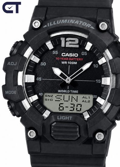 Casio HDC-700-1A General часы наручные мужские — функциональная модель с батареей на 10 лет