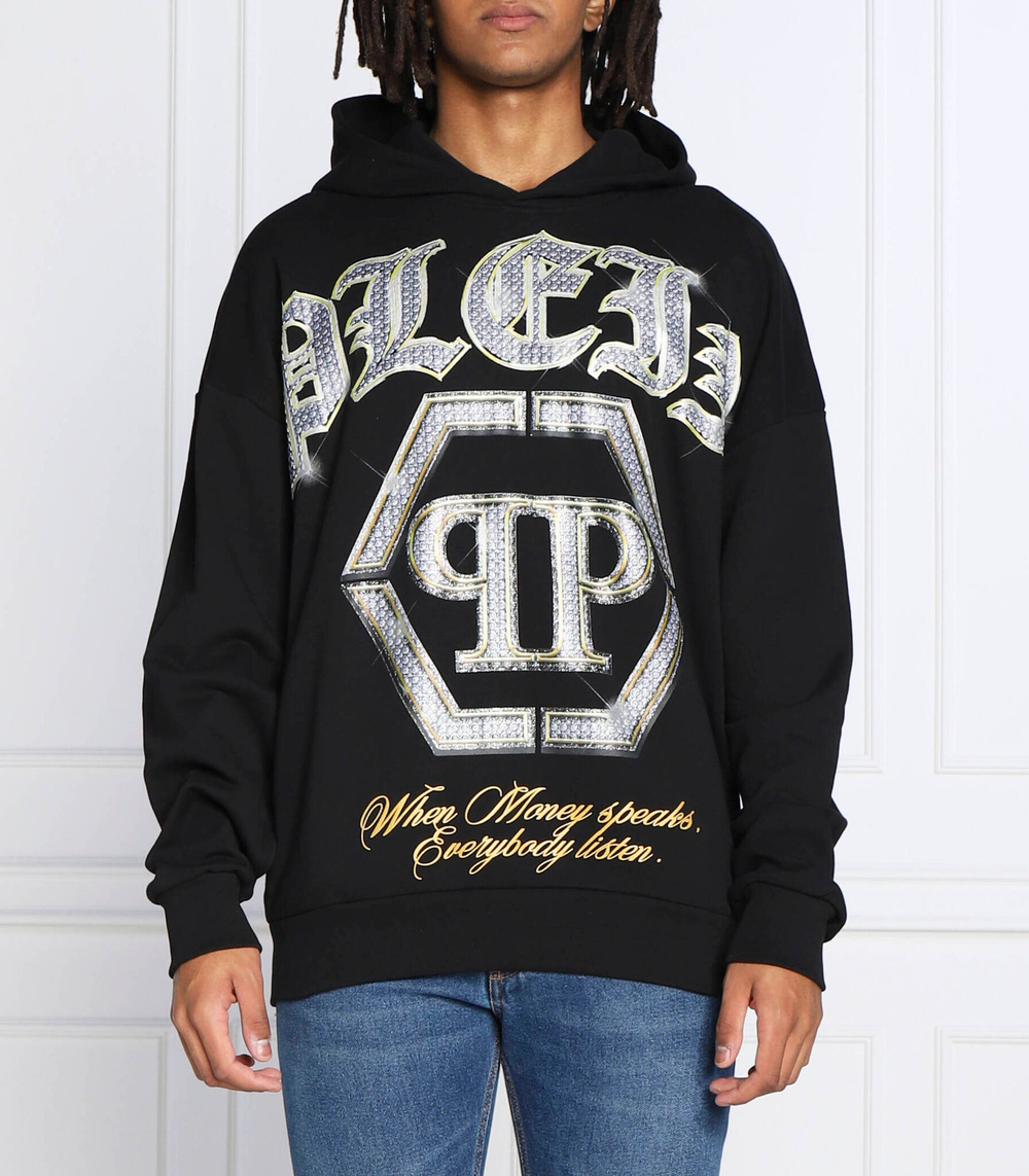 Худи Philipp Plein - черный(MJB2861 PJO002N)