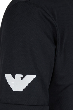 Мужское теннисное поло EA7 Man Jersey Jumper - black