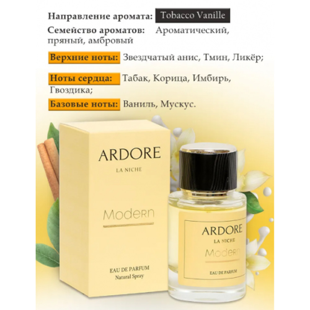 Парфюмерная вода Ardore Modern унисекс 50 мл.