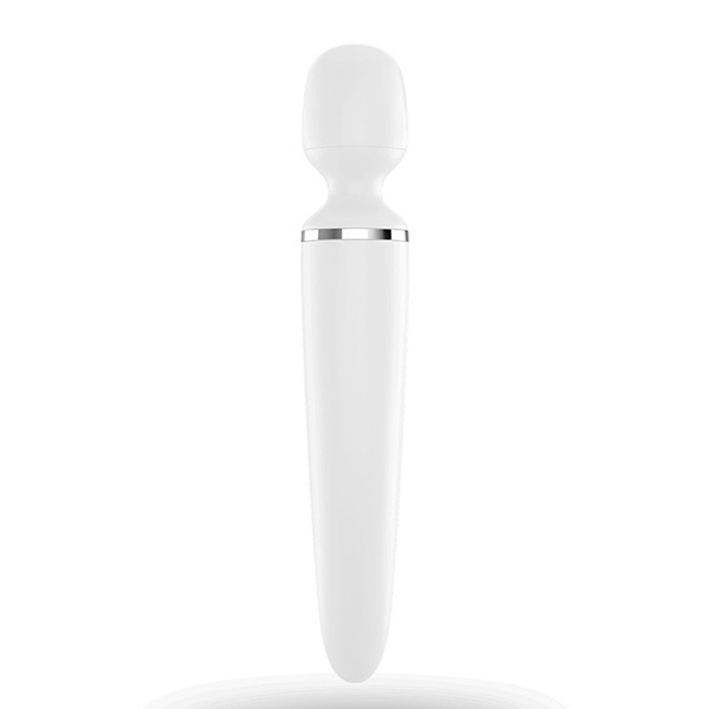 Белый вибратор 34см Satisfyer Wand-er Woman