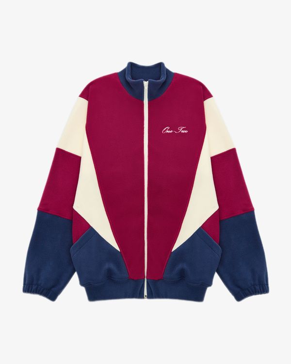 Толстовка Zip-Up Raspberry-Navy Smoke - фото 2