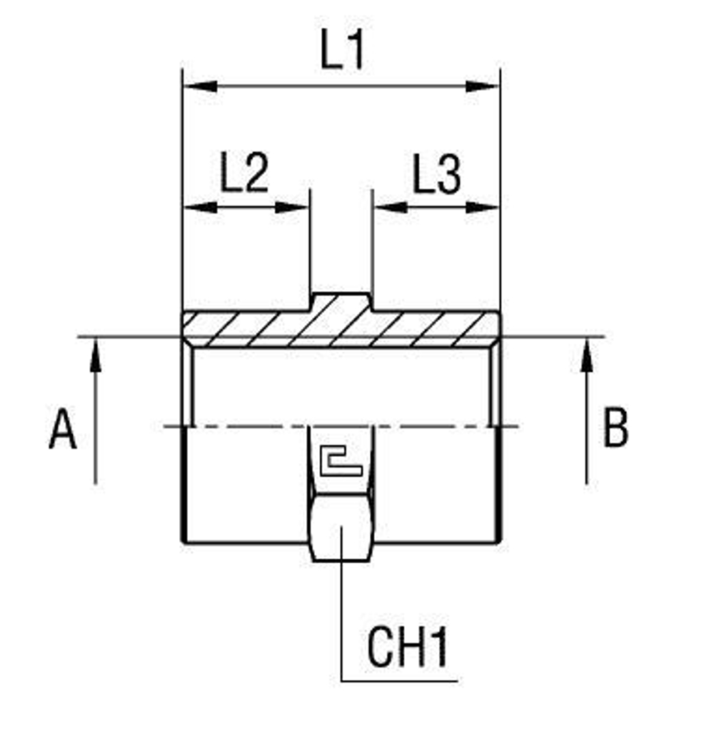 Соединение PS BSP 3/4 - BSP 3/4