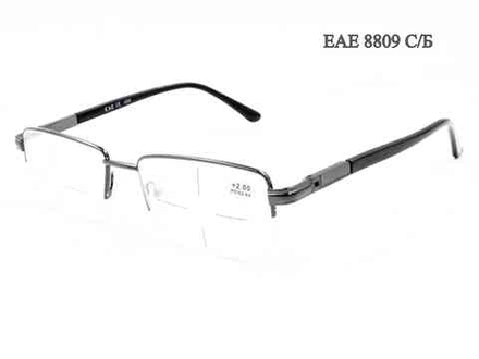 Готовые очки EAE 8809 Ч Б +2 50