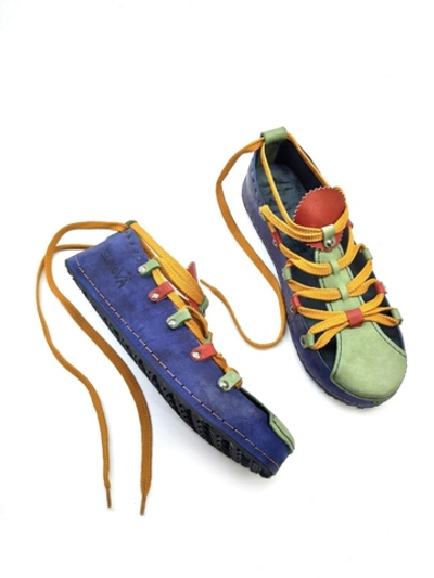 Туфли на шнуровке "Multicolor"