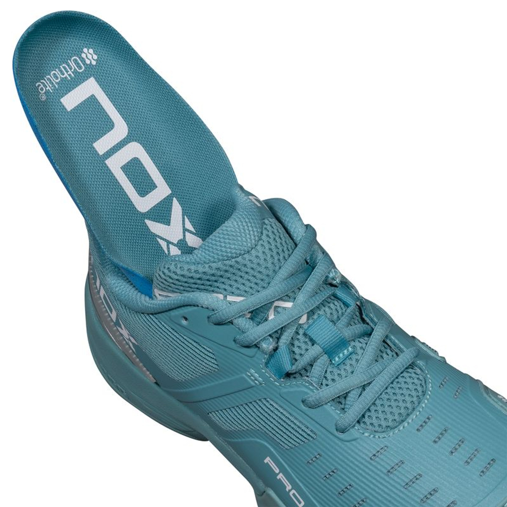 Мужские кроссовки для падела NOX AT10 Pro — turquoise/white