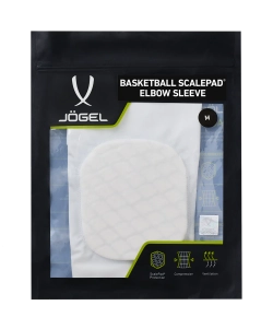 Рукав баскетбольный с защитой SCALEPAD ELBOW SLEEVE, белый