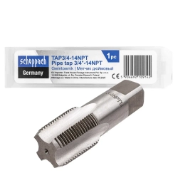 Метчик 3/4-14NPT (дюйм.) Scheppach Sch-TAP3/4-14NPT