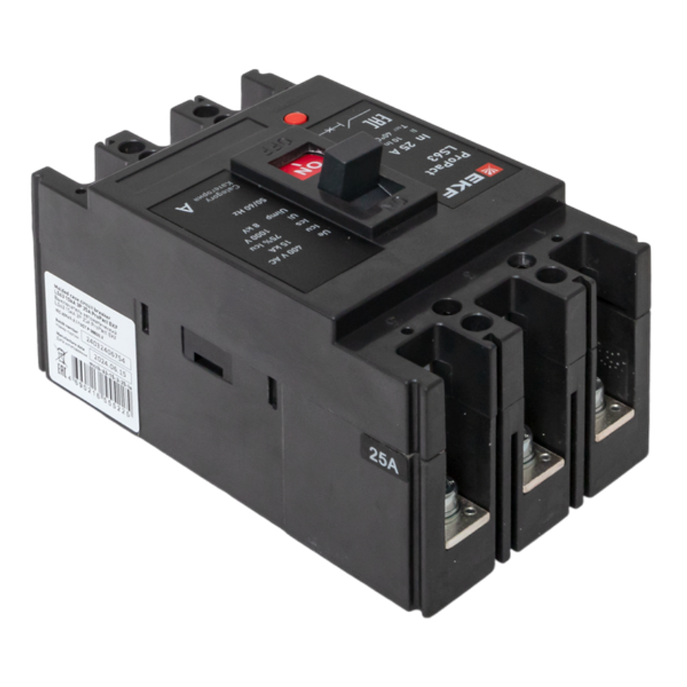 Автоматический выключатель LS63 15кА 3P 25А ProPact EKF