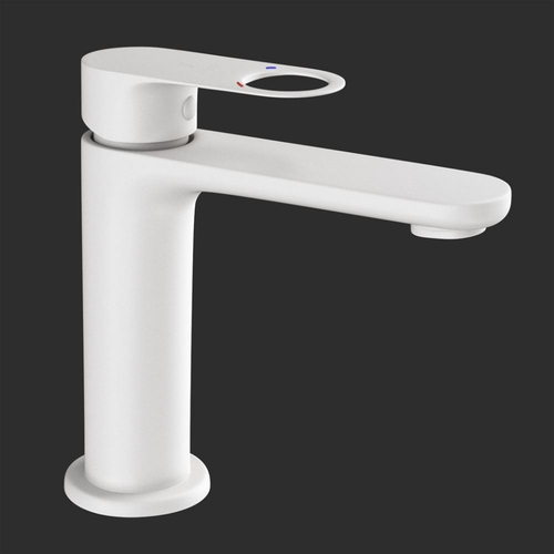 Jaquar, Смеситель для раковины Ornamix Prime, 1-рычаж., Белый матовый ORP-WHM-10011BPM