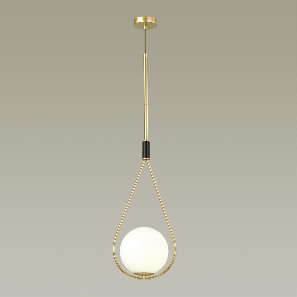 4810/1A PENDANT ODL21 415 золтой/черный/белый Подвес E14 1*40W FLARI