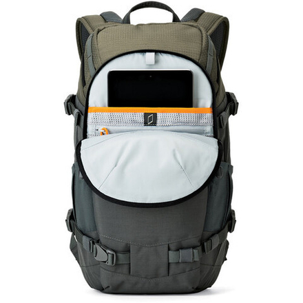 Рюкзак Lowepro Flipside Trek BP 250 AW серый/темно-зеленый для фотооборудования