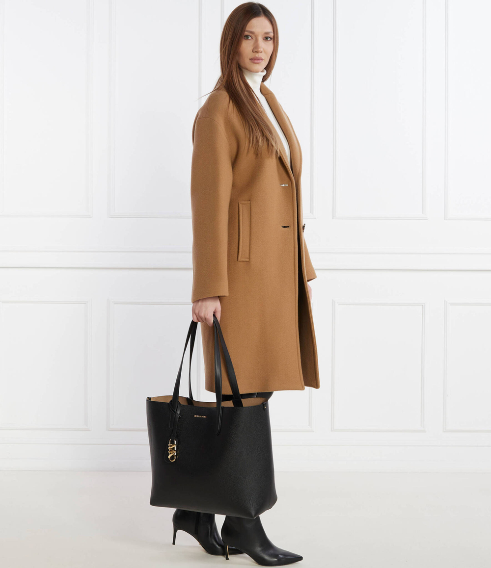 Кожаный шопер двухсторонний + поясная сумка Eliza Michael Kors - черный(30F3GZAT4T)