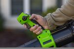 Ранцевая воздуходувка аккумуляторная Greenworks Арт. 2408107UB, 40V, бесщеточный, с АКБ 4Ач и ЗУ.
