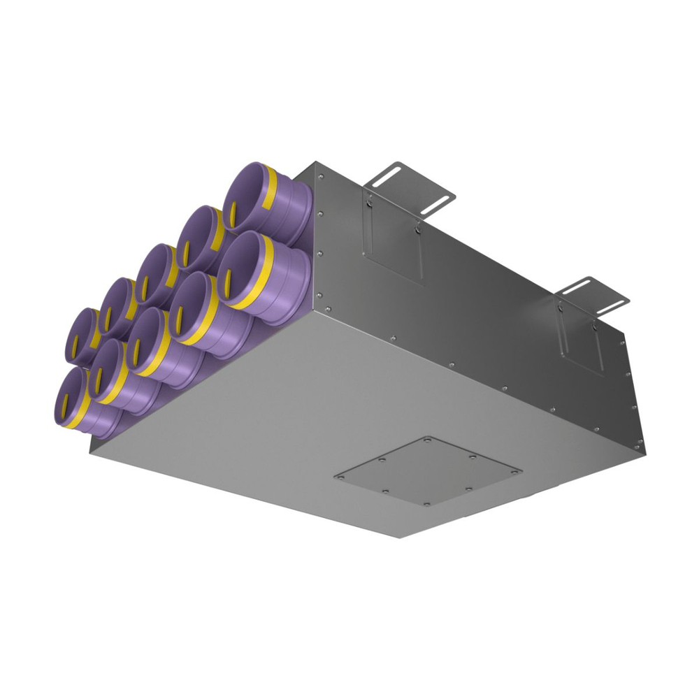 Коллектор воздухораспределительный 10 выходов Provent KV 160/75x10