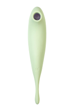 Вакуум-волновой бесконтактный стимулятор клитора Satisfyer Twirling Pro зеленый