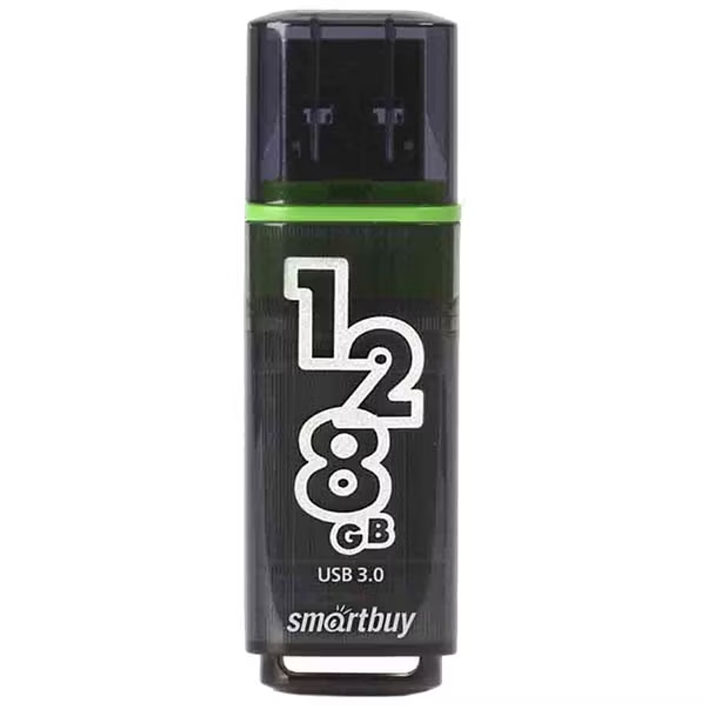 3.0 USB флеш накопитель Smartbuy 128GB Glossy Dark Grey (SB128GBGS-DG)