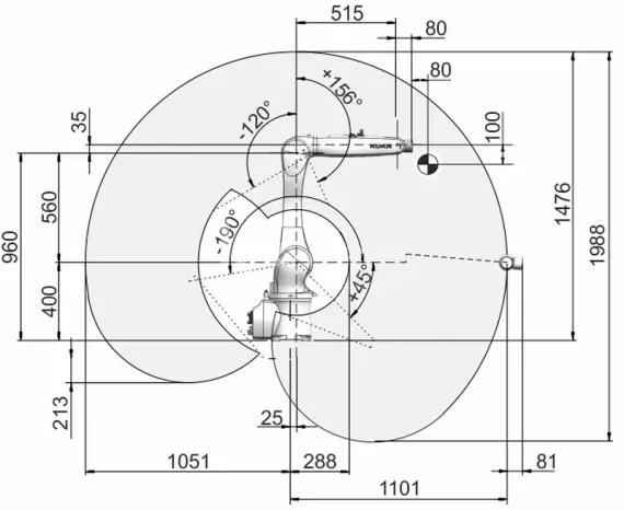 Промышленный робот KUKA KR AGILUS, KR 10 R1100 CR