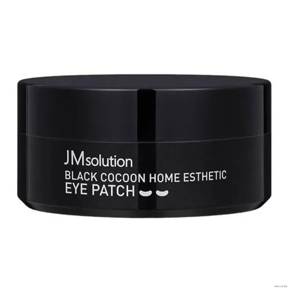 Гидрогелевые патчи JMSOLUTION Black Cocoon с экстрактом шёлка и углём – 90 г