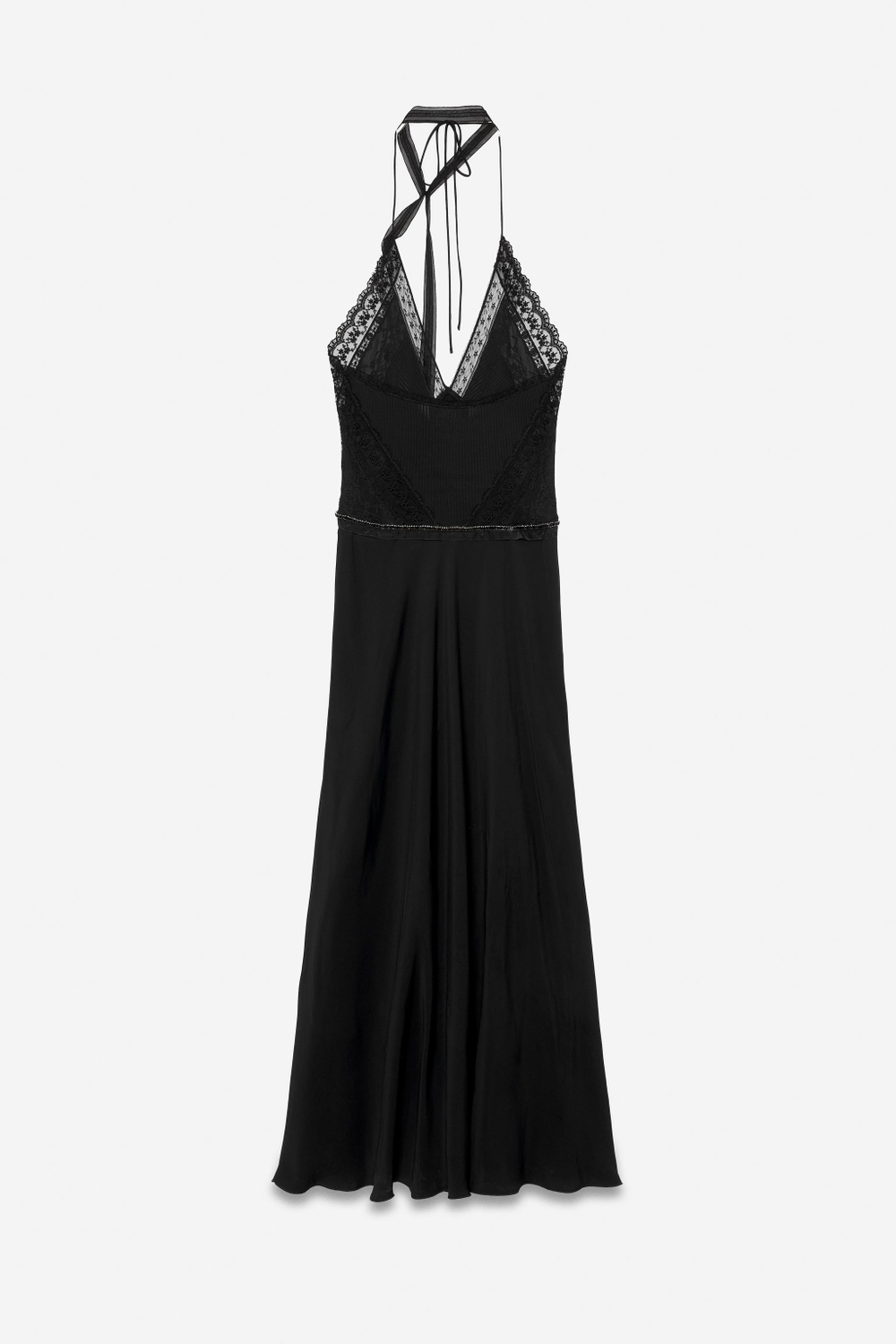 ZARA ПЛАТЬЕ В БЕЛЬЕВОМ СТИЛЕ — THE ITEM, ЧЕРНЫЙ