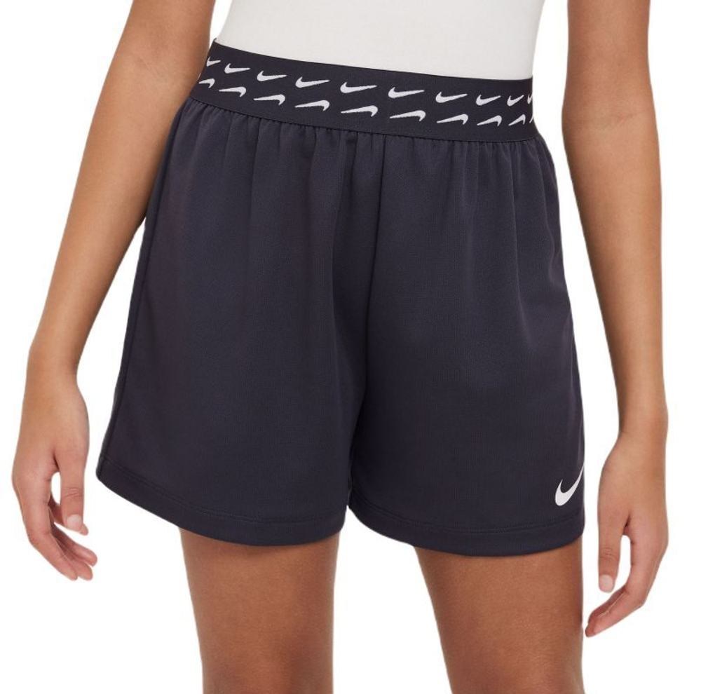 Шорты для девочки теннисные Nike Dri-Fit Trophy Training Shorts - gridiron/white