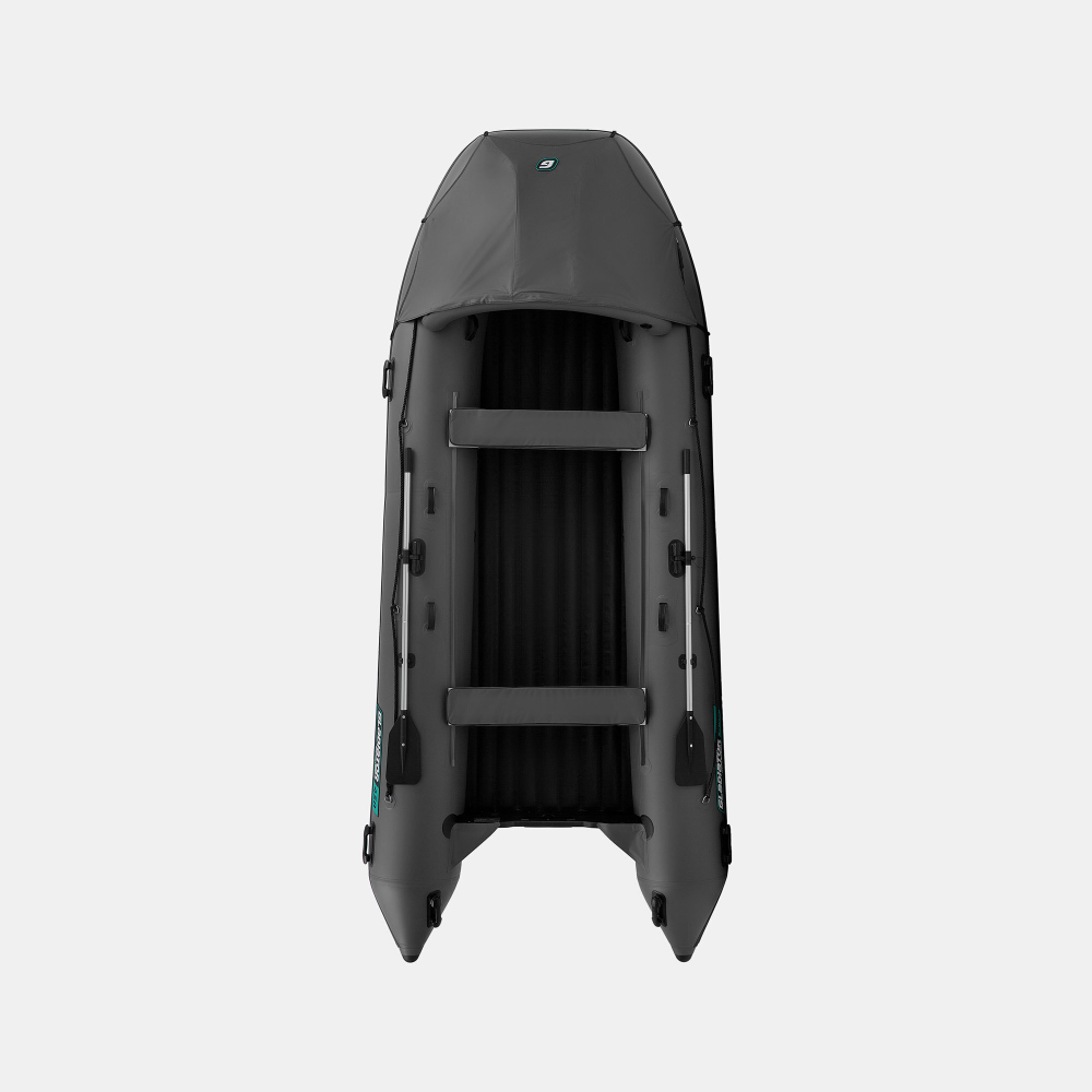 Лодка ПВХ Gladiator E450PRO НДНД морской зелено-белый
