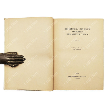 Der Brüder Grimm. Die Kinder... Band IV. / Братья Гримм. Детские сказки... Т. 4. 1956