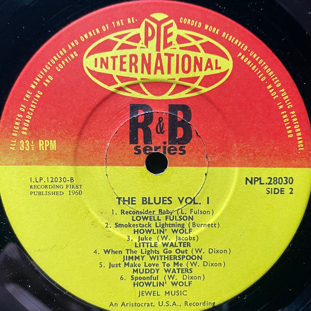 Сборник The Blues Volume 1 (Англия 1963г.)