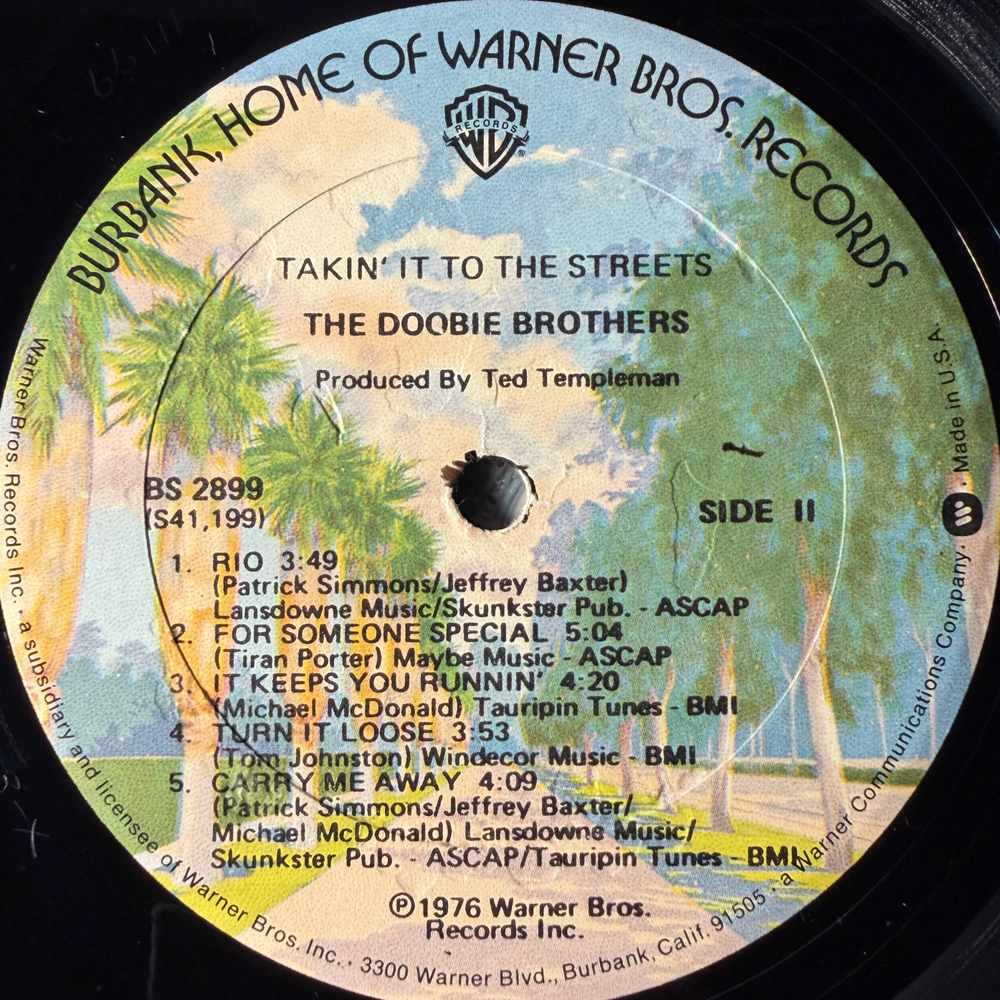 The Doobie Brothers ‎– Takin' It To The Streets (США 1976г.)