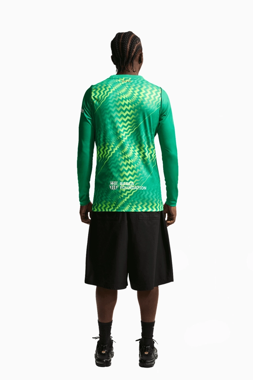 Футболка с длинными рукавами Nike FC Barcelona 26/27 Goalkeeper Stadium - зеленый