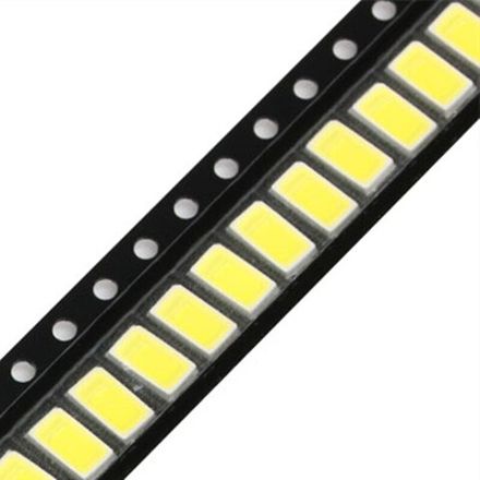 Светодиод SMD 5730, холодный белый, 6400К, 0,5Вт, 50-55 Lm (за 1шт)