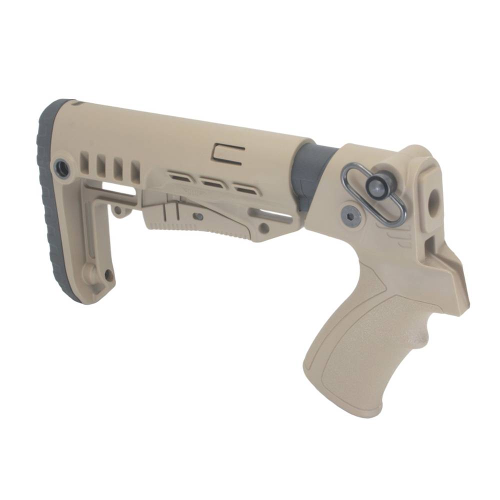 Телескопический приклад DLG Tactical на Бекас к.12, к.16, черный (арт.DLG9107)