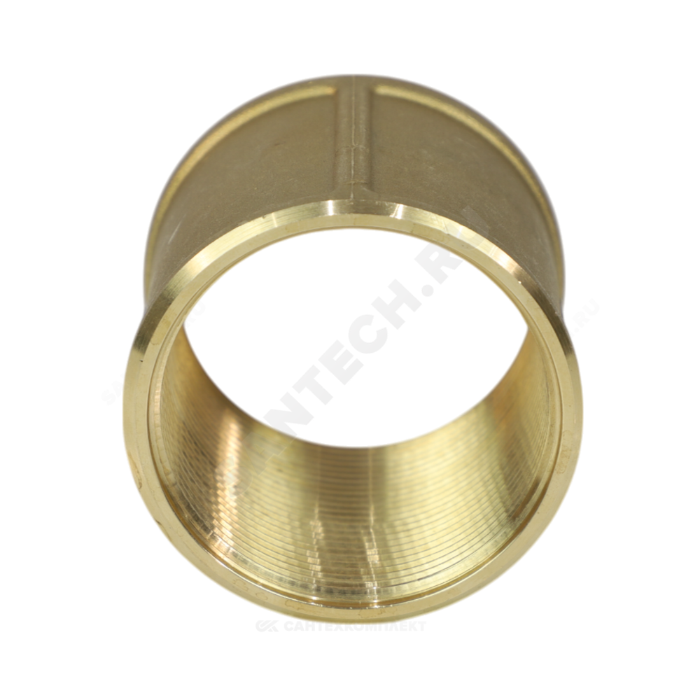 Муфта латунь Ду 32 (1 1/4") ВР/ВР LD LD.65.502.32
