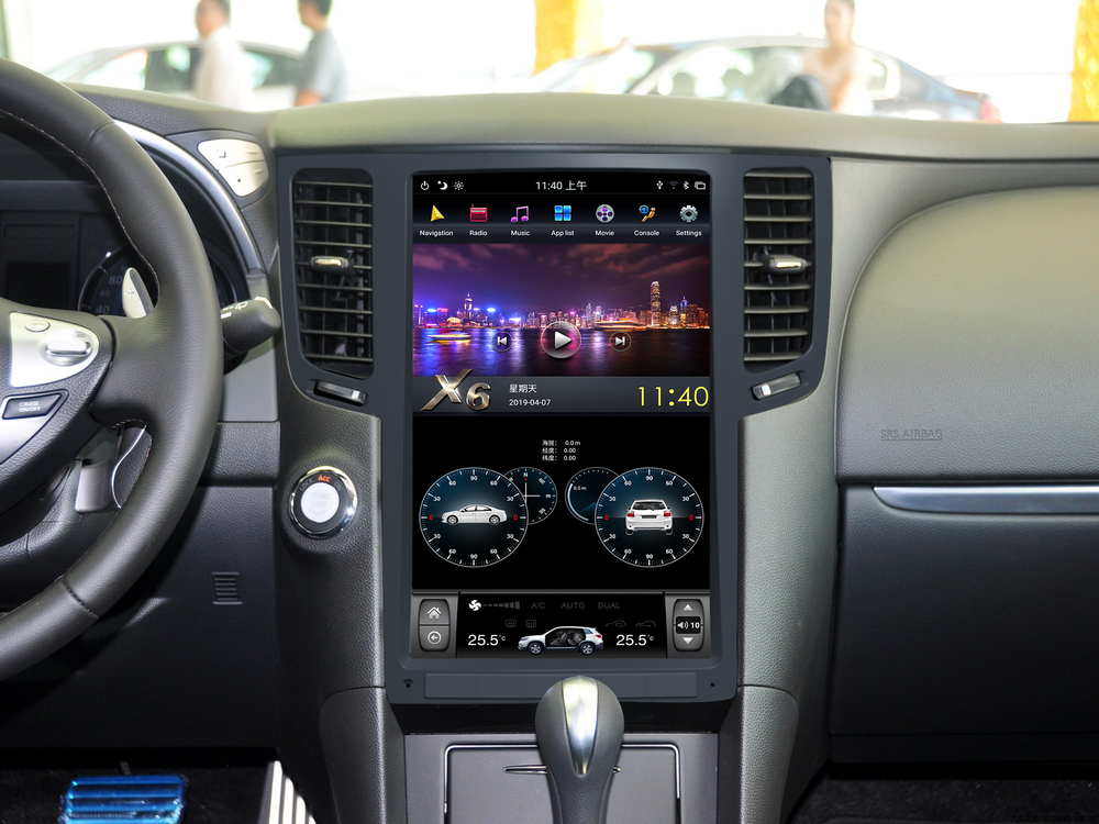 Установочный комплект для INFINITY G series 2007-2013  KUBERG ZF-1820-DSP