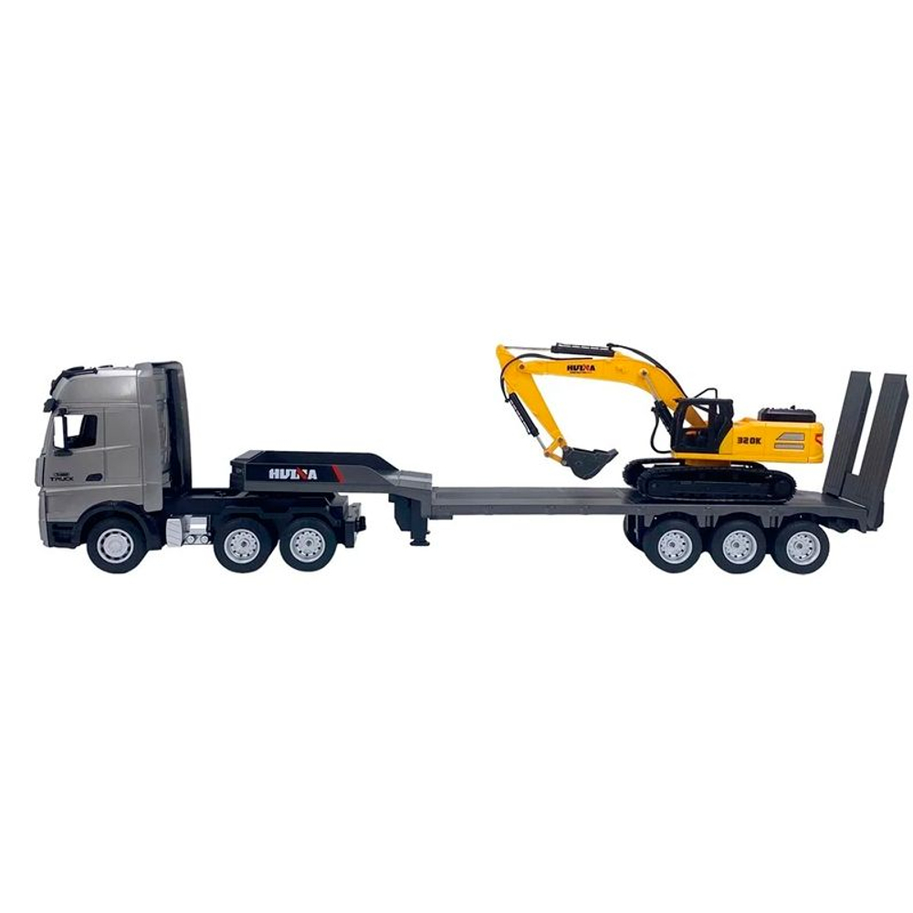 Радиоуправляемый грузовик HuiNa Toys масштаб 1/18 2.4G 9CH - HN1522 (свет, звук)
