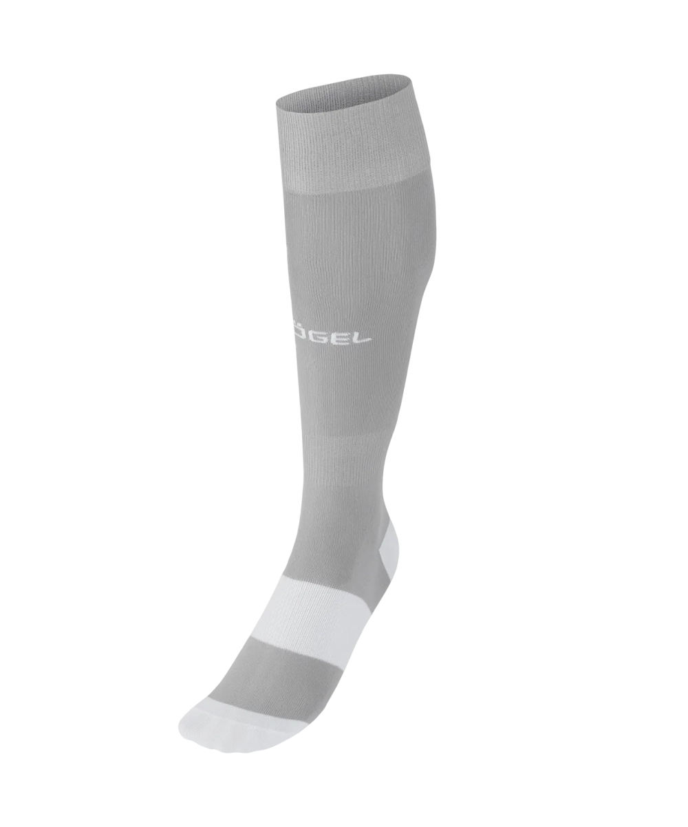 Гетры футбольные JÖGEL CAMP BASIC SOCKS, серый/белый