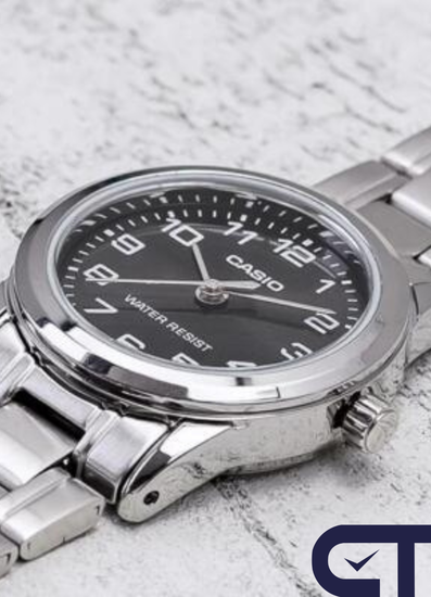 Casio LTP-V001D-1B — женские часы с классическим дизайном