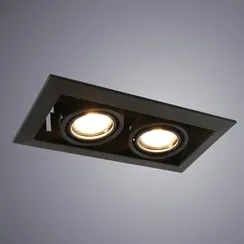 Точечный светильник Cardani Piccolo A5941PL-2BK Arte Lamp