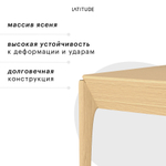 Стол обеденный aska, 85х180 см, ясень