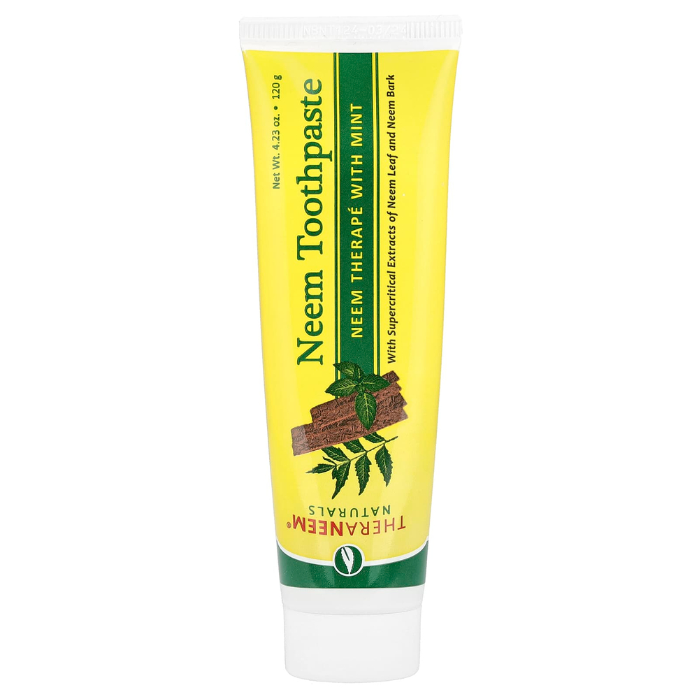 Organix South, TheraNeem® Naturals, зубная паста с ним, терапевтический эффект мяты, 120 г (4,23 унции)